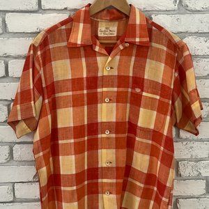 Vintage Confess Mara Short Sleeve Collared Shirt